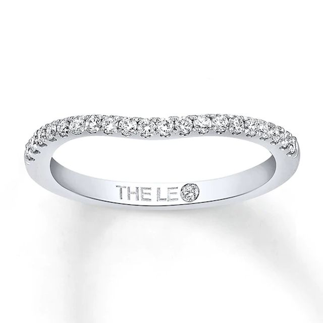 THE LEO Diamond Wedding Band / ct tw Round-cut 14K White Gold