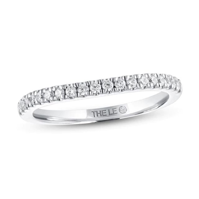 THE LEO Diamond Wedding Band 1/5 ct tw 14K White Gold