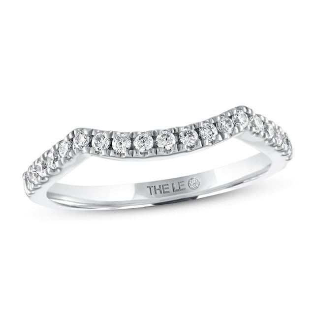 THE LEO Diamond Wedding Band 1/4 ct tw 14K White Gold