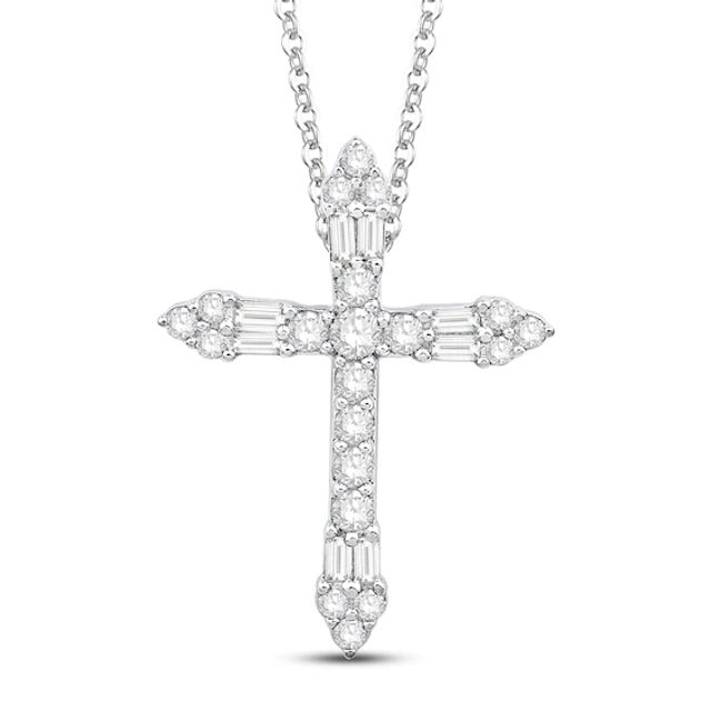 Cross necklace from Kay Jewelers | Mens sterling silver necklace,  Bridesmaid jewelry sets, Bridesmaid jewelry