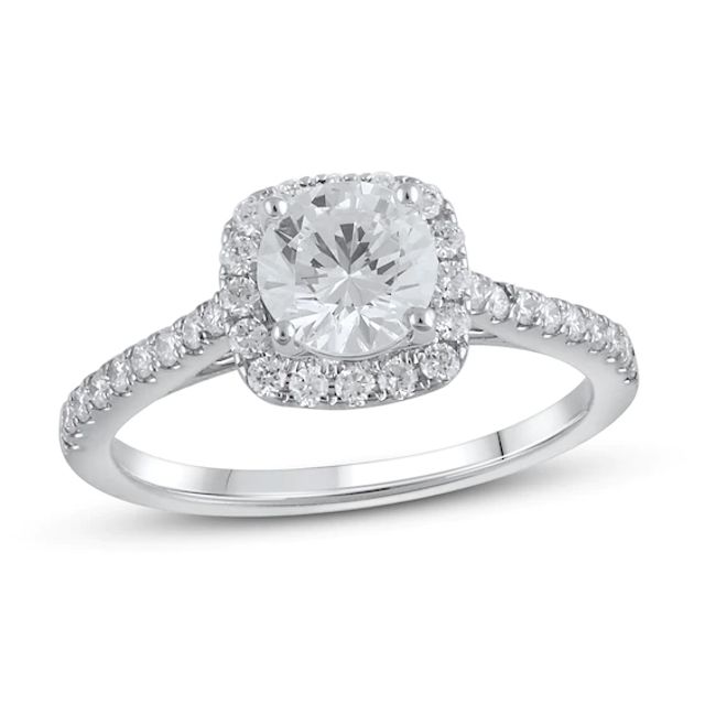 Lab-Created Diamonds by KAY Engagement Ring 1 ct tw 14K White Gold