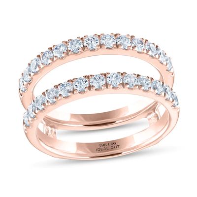Kay THE LEO Ideal Cut Diamond Enhancer Ring ct tw 14K Rose Gold