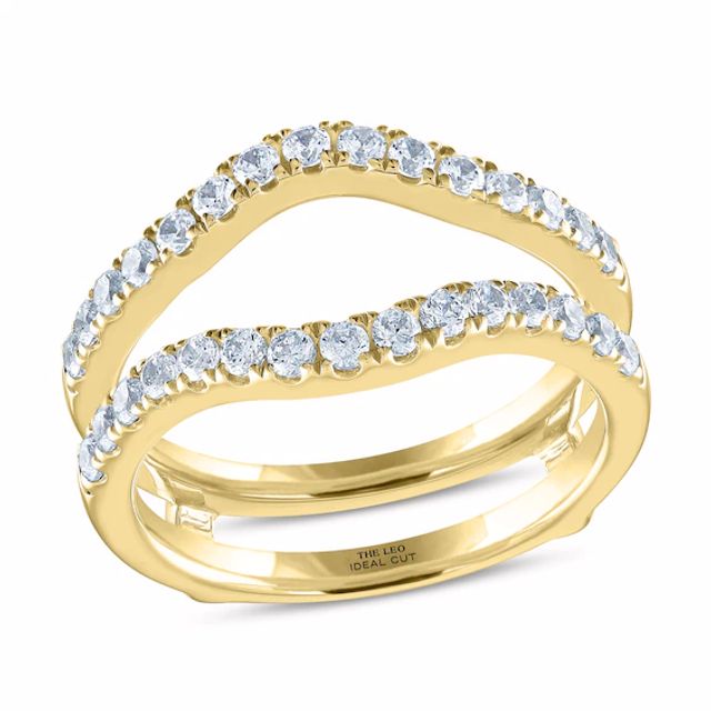 THE LEO Ideal Cut Diamond Enhancer Ring /4 ct tw 14K Gold