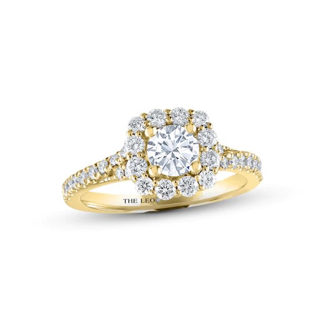 THE LEO Diamond Engagement Ring 1-1/6 ct tw Round-cut 14K Yellow Gold