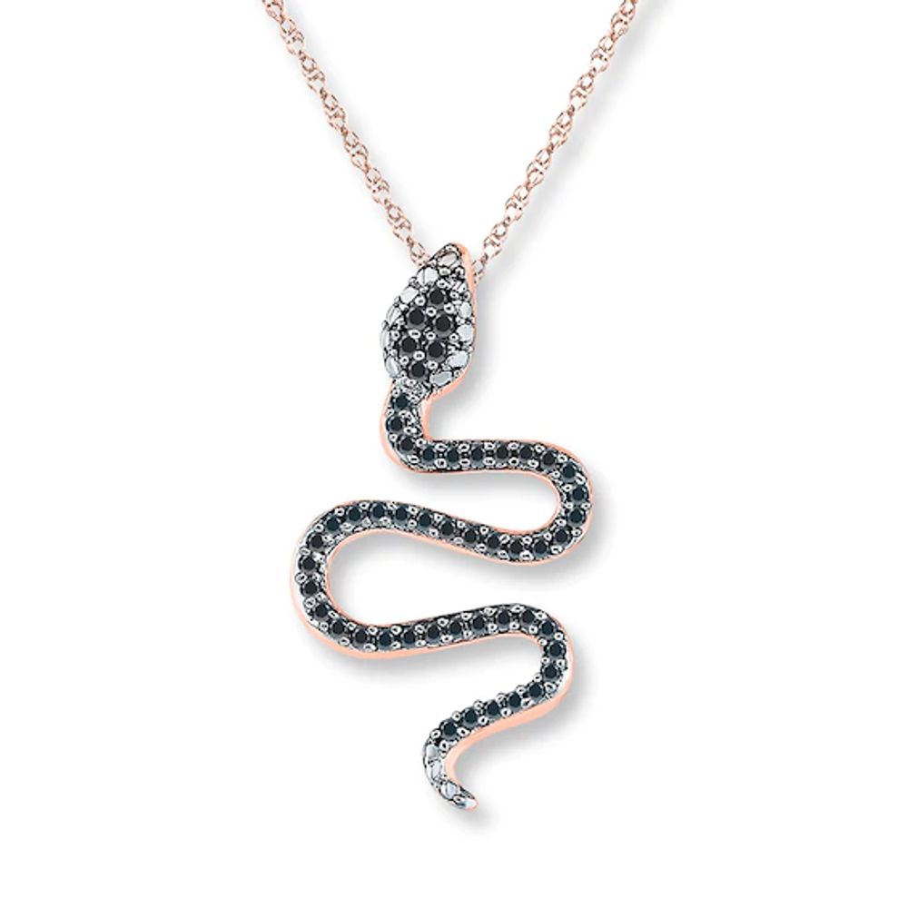 Trendy silver twistable snake necklace
