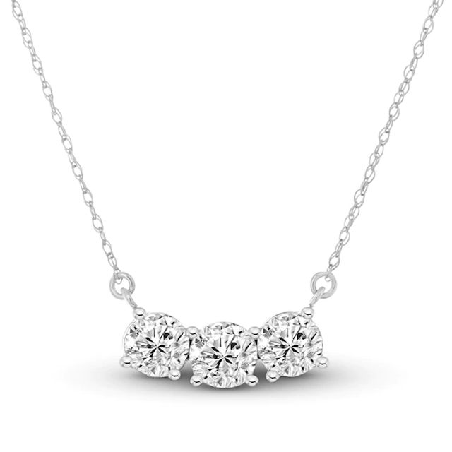 SuperJeweler 1/5 Carat Curved V Diamond Necklace, 17 Inches for Women -  Walmart.com