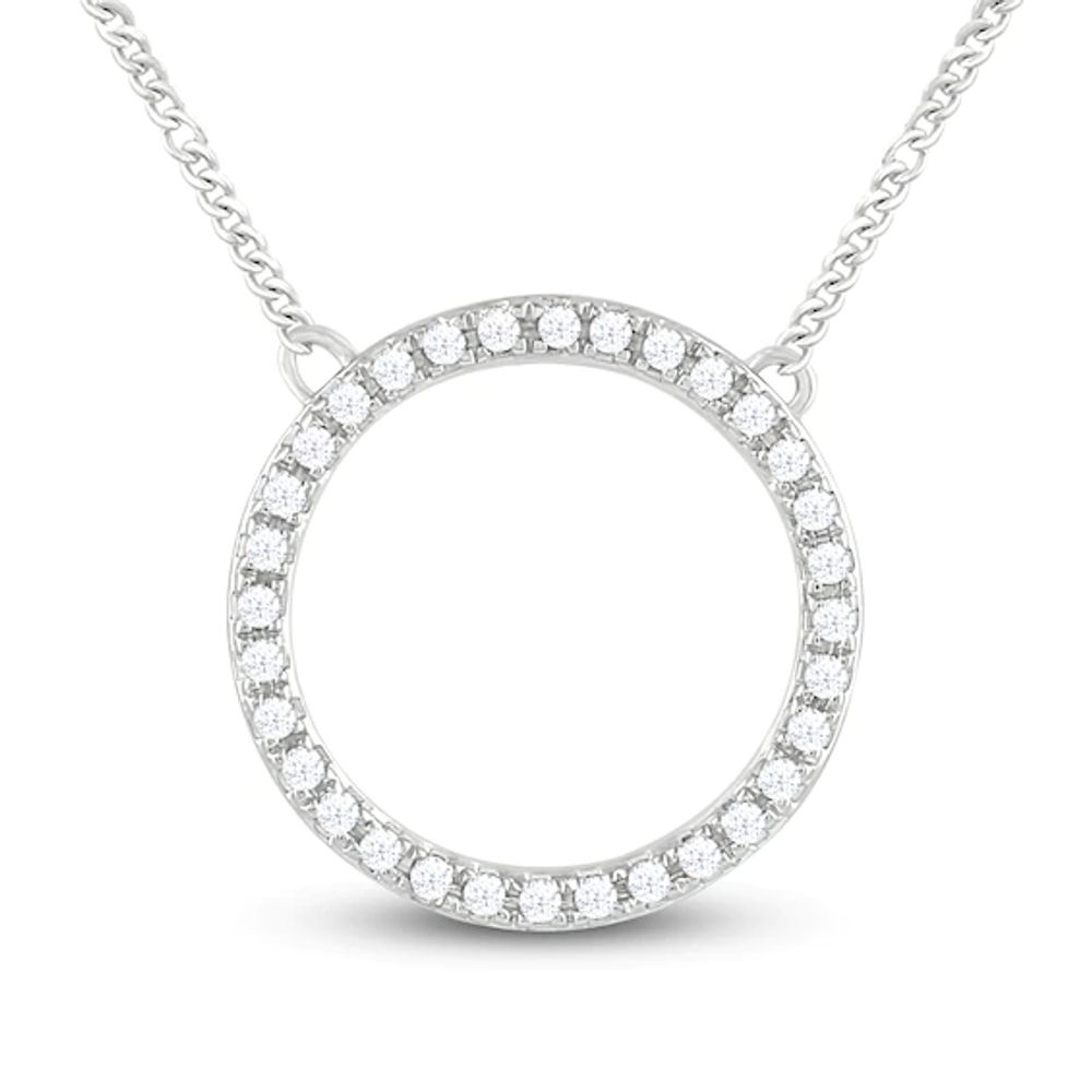 kay circle necklace