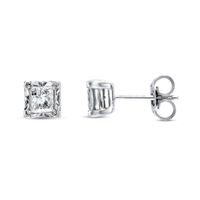 Radiant Reflections 5/8 ct tw Diamonds 10K White Gold Earrings (J/I3