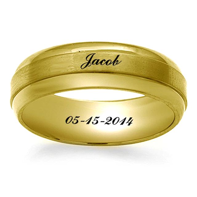 Engravable Men's Ring