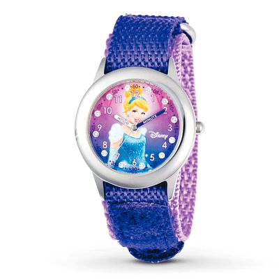 Disney Kids' Watch Cinderella Time Teacher XWA4020