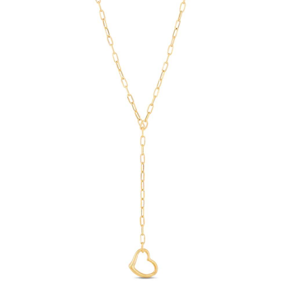 Diamond Radiant Medallion Paper Clip Lariat Necklace | Mystique Jewelers |  Alexandria, VA