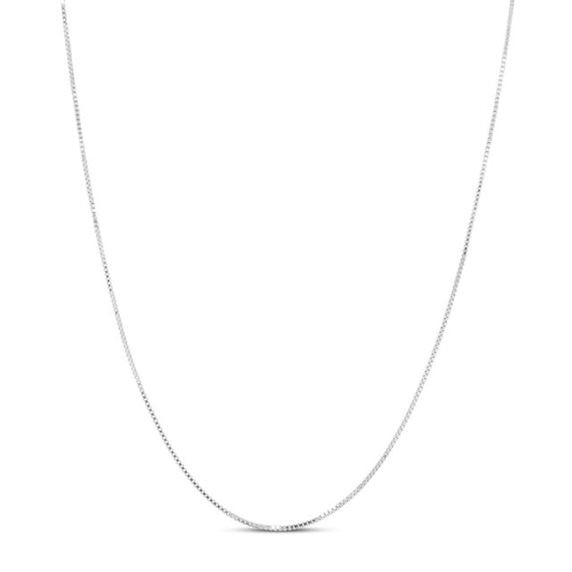 Solid Box Chain Sterling Silver 24"