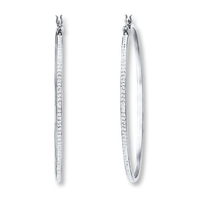 Hoop Earrings Sterling Silver