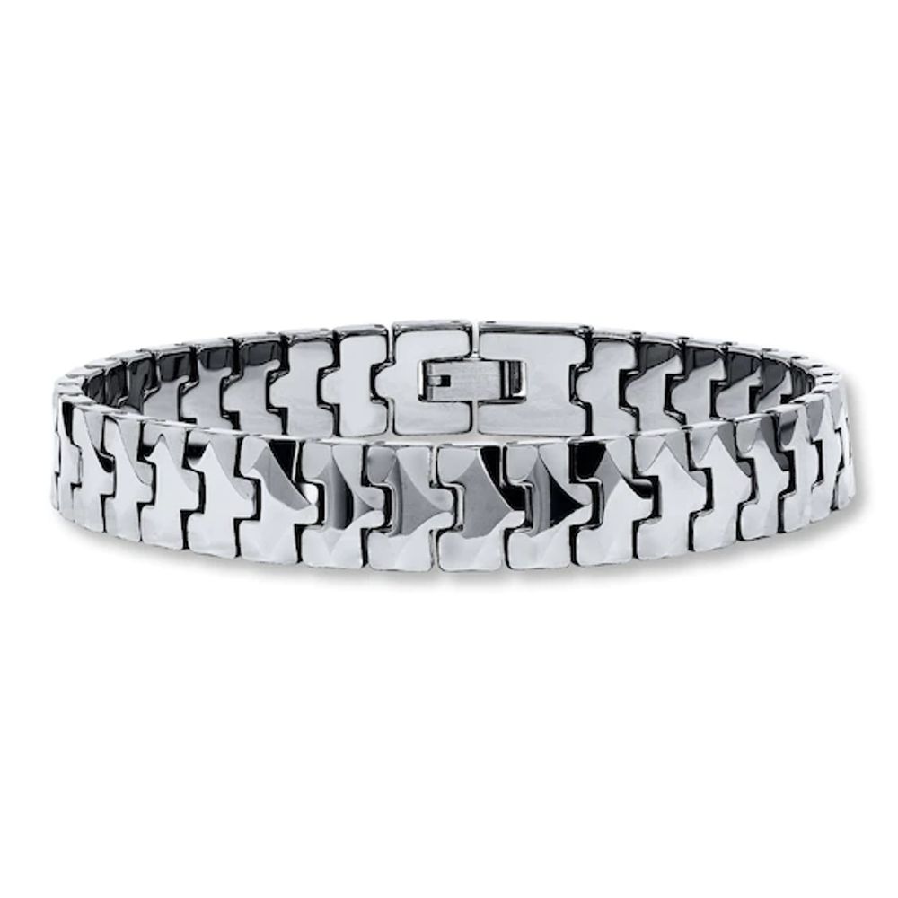 Men's Bracelet Tungsten Carbide 9"