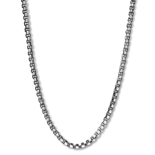 Solid Box Chain Stainless Steel & Ion Plating 24"