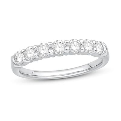 Diamond Anniversary Ring 3/4 ct tw Round-Cut 10K White Gold