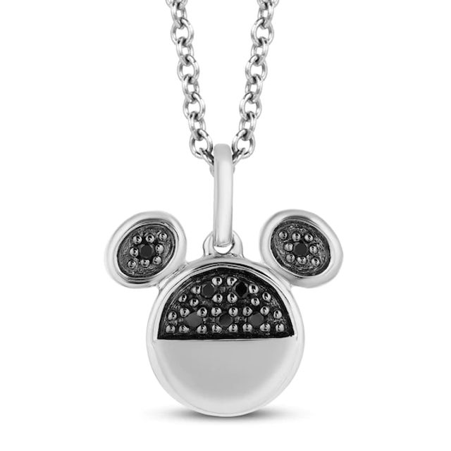 Disney Treasures Winnie the Pooh Diamond Necklace 1/20 ct tw Sterling  Silver & 10K Yellow Gold 17