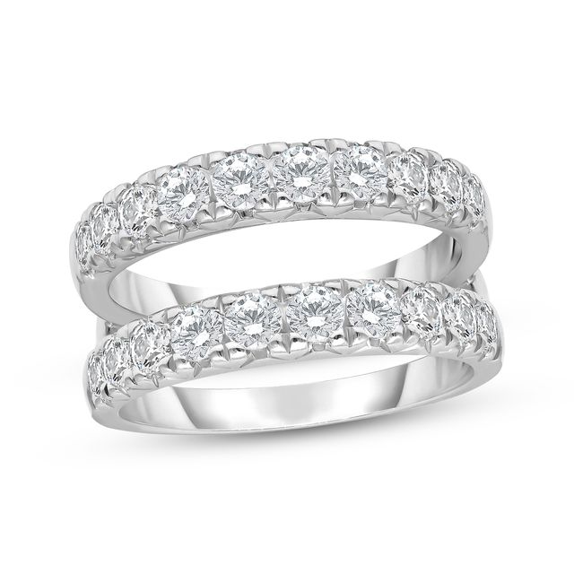 Adore Lab-Grown Diamonds Enhancer Ring 1-1/2 ct tw Round-cut 14K White Gold