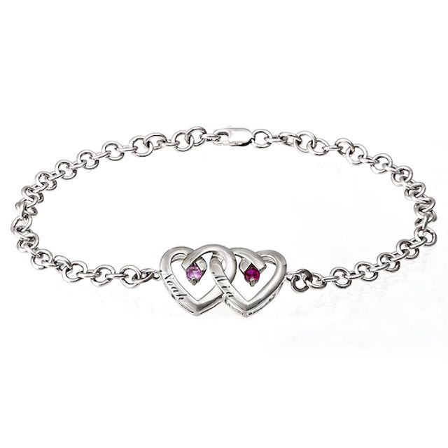 Birthstone Couple's Anklet