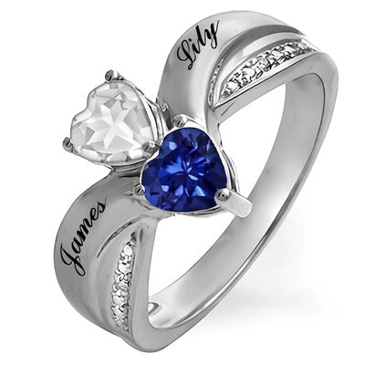 Couple's Birthstone Ring