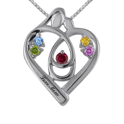 Birthstone Mother's Necklace