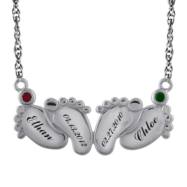 Birthstone Engravable Necklace