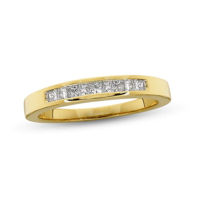 Previously Owned Diamond Anniversary Ring / ct tw Round-cut 14K Gold