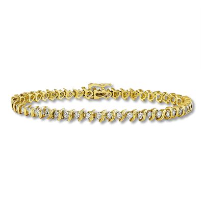 Previously Owned Bracelet 1-1/2 ct tw Diamond 14K Yellow Gold