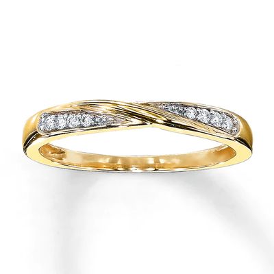 Previously Owned Band 1/20 ct tw Diamonds 10K Yellow Gold