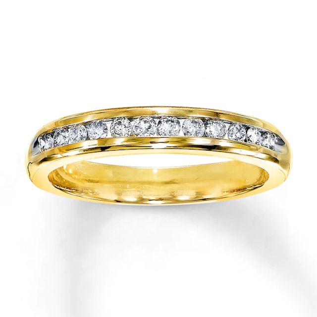 Previously Owned Diamond Band 1/4 ct tw Round-cut 14K Gold