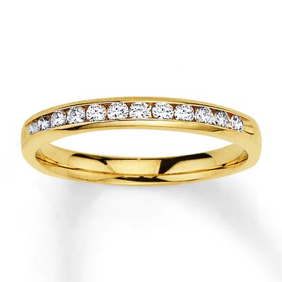 Previously Owned Wedding Band 1/ ct tw Round-cut Diamonds 10K Gold