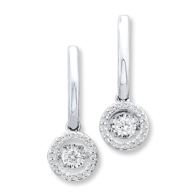 Previously Owned Earrings 1/2 ct tw Diamonds 14K White Gold