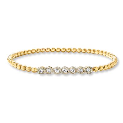 Previously Owned Bracelet 1/3 ct tw Diamonds 10K Yellow Gold