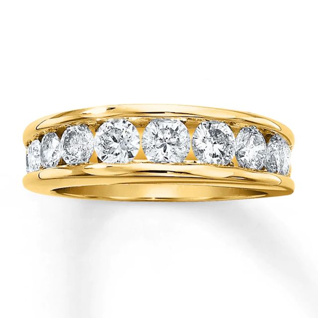 Previously Owned Diamond Wedding Band / ct tw Round-cut 14K Gold