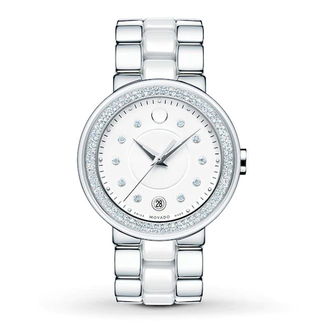 Previously Owned Movado Women's Watch Cerena Diamond 0606625