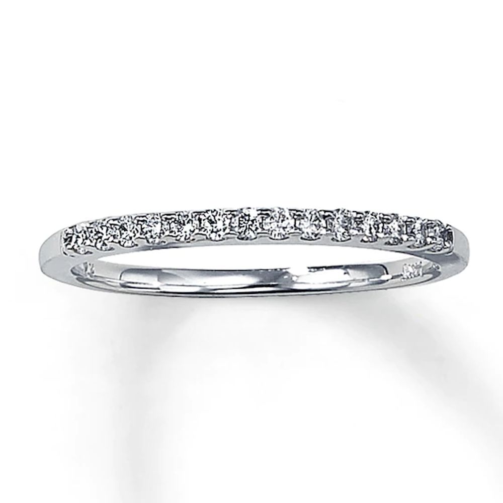 Kay Outlet Diamond Wedding Band 1 ct tw Round-cut 14K White Gold