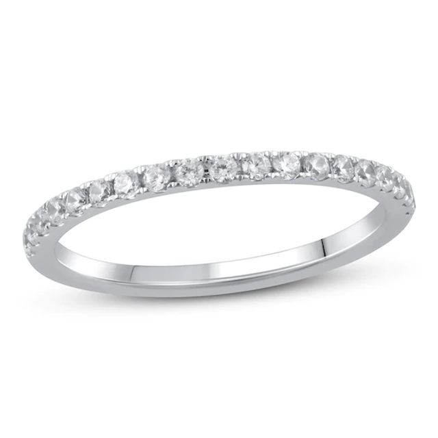 Diamond Wedding Band 1 ct tw Round-cut 14K White Gold