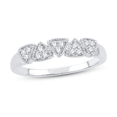 Diamond Fashion Ring 1/6 ct tw 10K White Gold