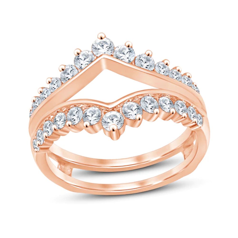 Diamond Enhancer Band 1 ct tw Round-cut 14K Rose Gold