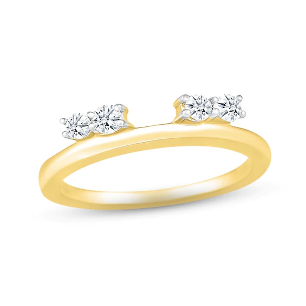 Diamond Enhancer Ring 1/4 ct tw Round-cut 10K Yellow Gold