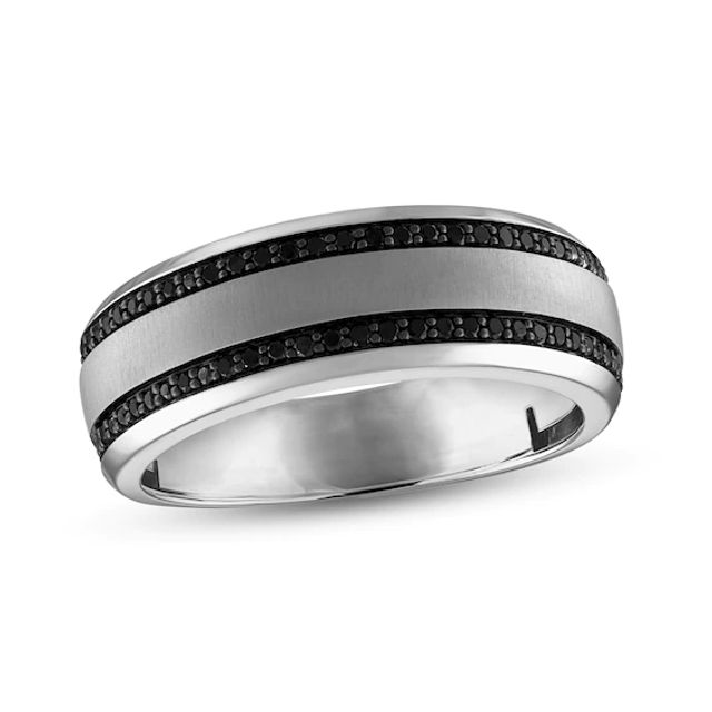 Diamond Wedding Band 1/3 ct tw Round-cut 14K White Gold