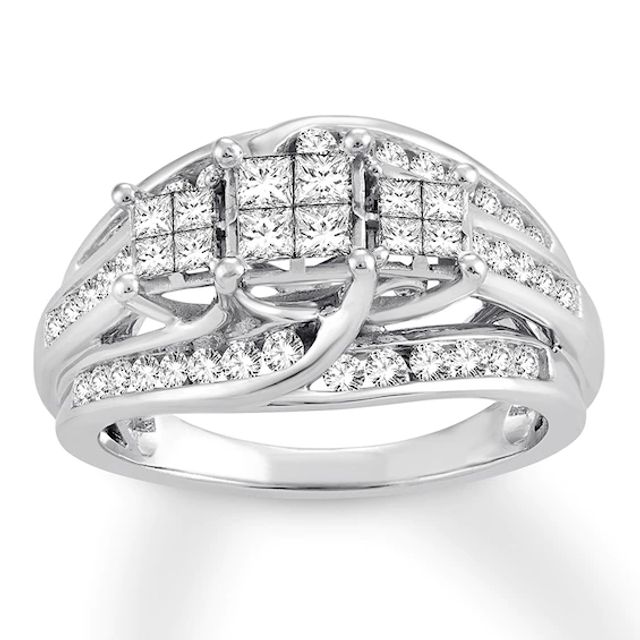 Diamond Engagement Ring 1 Carat tw 10K White Gold