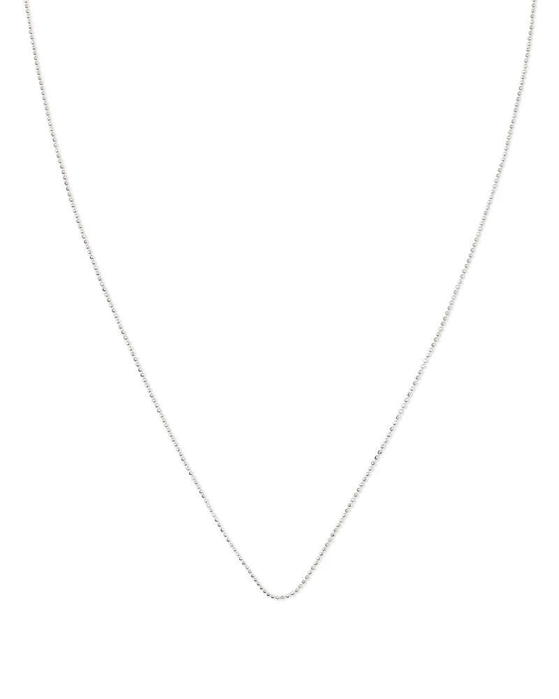 22 Inch Ball Chain Necklace in Sterling Silver