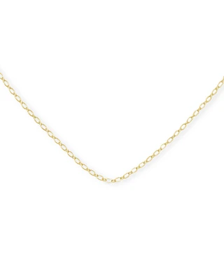 30 Inch Thin Chain Necklace in 18k Gold Vermeil