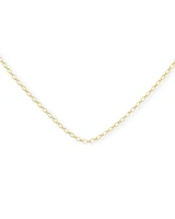 30 Inch Thin Chain Necklace in 18k Gold Vermeil