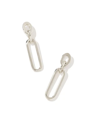 Heather Linear Earrings in Silver