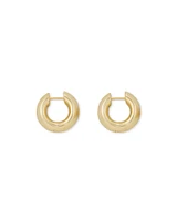 Mikki Huggie Earrings in Gold