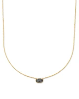 Marisa 14k Yellow Gold Pendant Necklace in Black Diamond