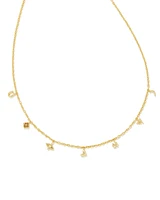 Beatrix Strand Necklace in Gold