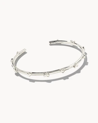 Haven Heart Cuff Bracelet in Silver